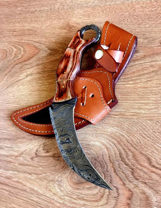 Nóż, Karambit Damast 28CM/57-58HRC