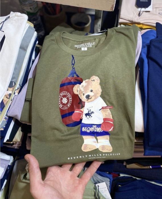 Футболка polo bear унісекс з ведмедем ralph lauren
