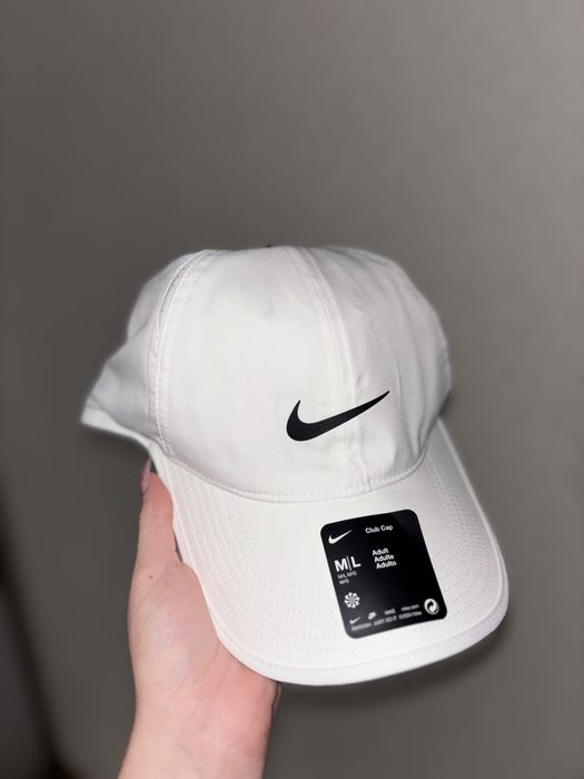 Кепка Nike Club Cap | Оригінал | Біла / Чорна | Розмір M-L