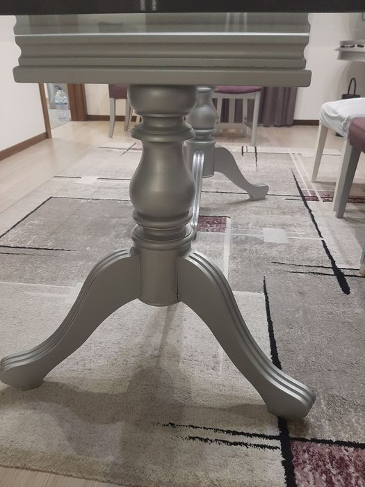 Mesa (vidro e pés) 2.00x1.00