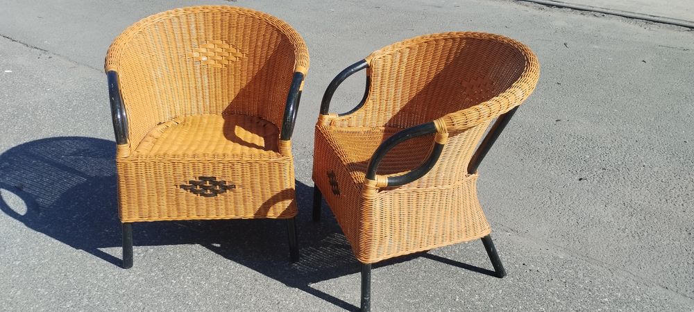 Fotel rattan rattanowy fotel wiklina boho