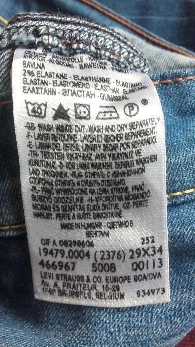 Calças de ganga Levi's modelo 479