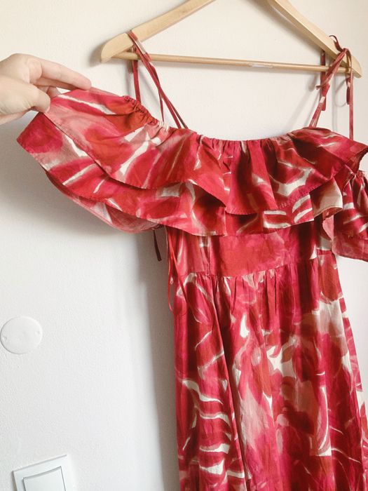 Vestido ombros descobertos ZARA (XS)