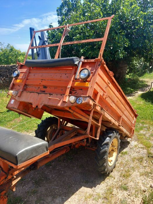 Motocultivador matriculado valpadana 14cv com reboque e alfaias