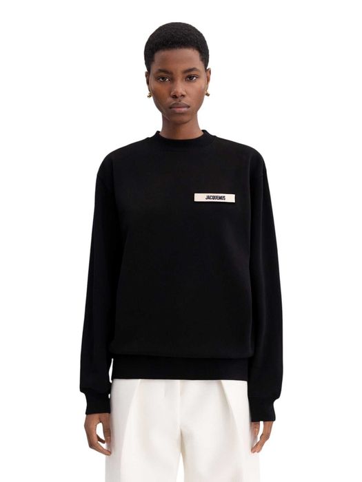 Світшот Jacquemus Le Gros Grain Sweatshirt Black