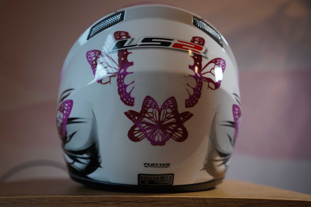 Moto damski kask motocyklowy LS2 FF352 ROOKIE Flutter rozm. M