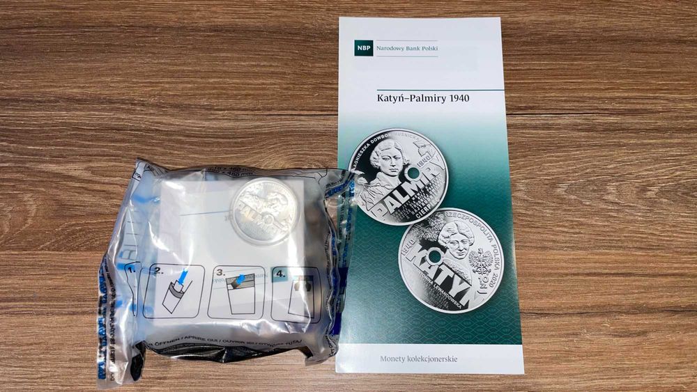 Moneta 10 zł Katyń – Palmiry 1940