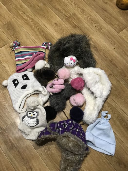 шапки детские новые зимние