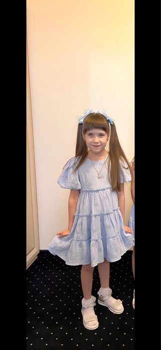 Плаття блакитного кольору 122