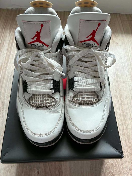 Nike Air Jordan 4 Retro OG white cement rozmiar 42