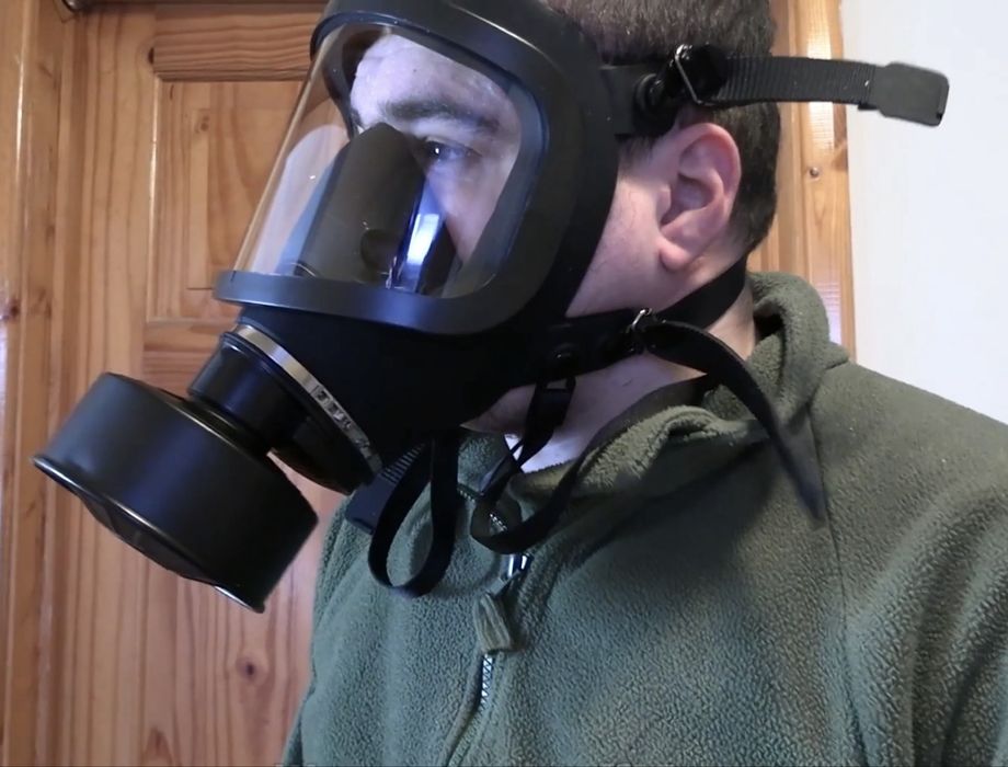 Протигаз з фільтром NBC A2B2E2K2P3 від отруйних речовин хімії радіації