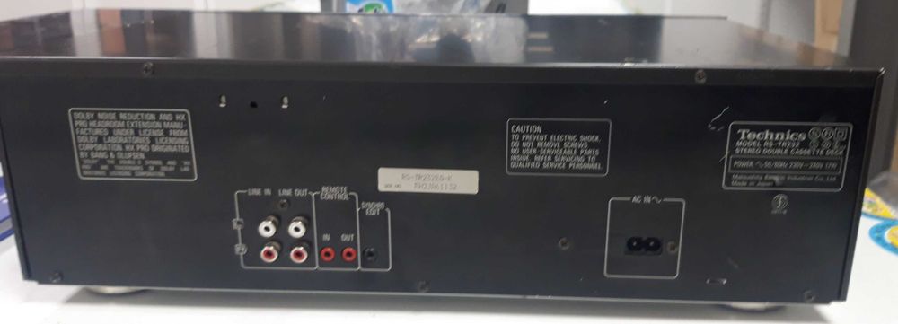 Technics Rs - Tr 232   ano de 1992 Revisionado