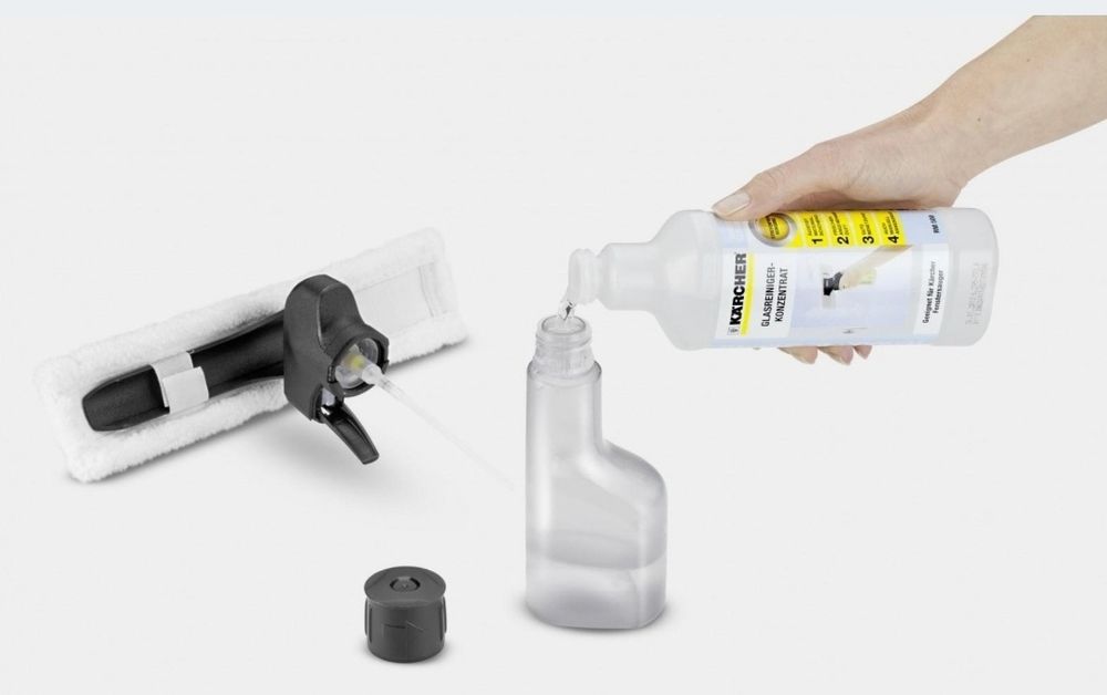 Myjka do okien KARCHER WV 2 Plus 28 cm + płyn do szyb 0,5l NOWY ZESTAW