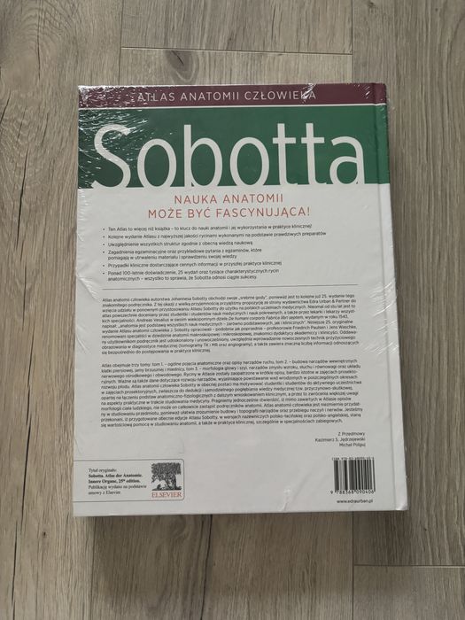 Atlas anatomii czlowieka Sobotta TOM 2