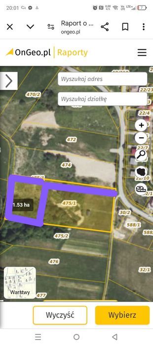 Działka 50 arów, Krempna