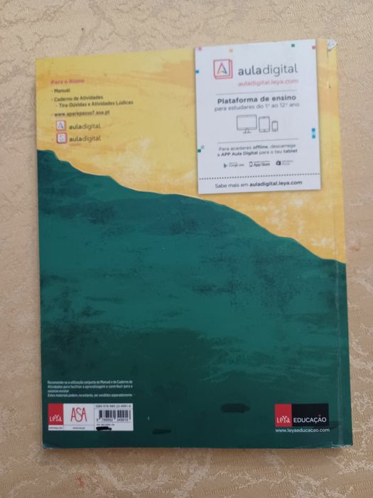 Manual A par e passo 7 - Português - 7º Ano  (COMO NOVO)