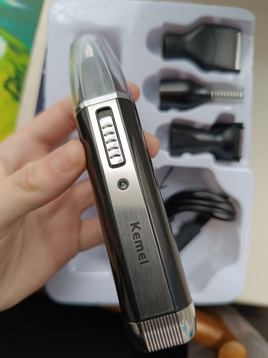 Триммер 4в1 для бороды/висков/носа/ушей