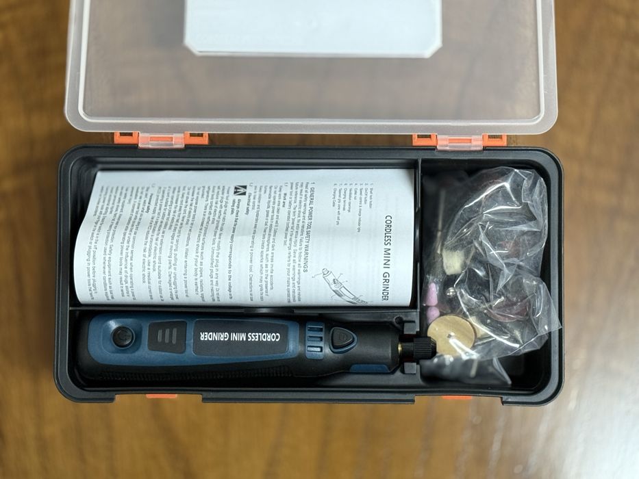 Mini Esmerilhadeira Elétrica DIY – Kit Completo Portátil - Nova