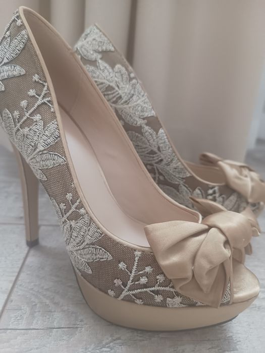 Buty Menbur 36 złote impreza wesele