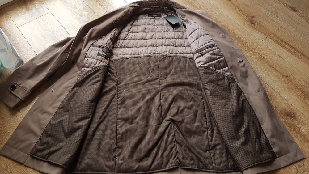 Płaszcz męski przeciwdeszczowy Hugo Boss Dais14 Slim Fit