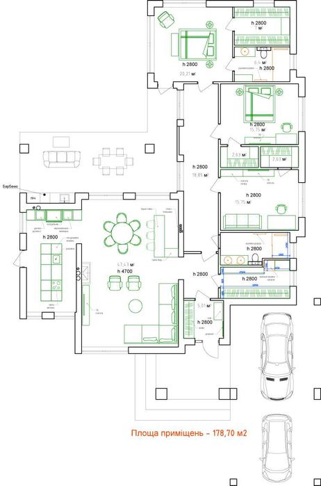 Будинок на озері, котеджне містечко закритого типу Міжріччя | Межречье