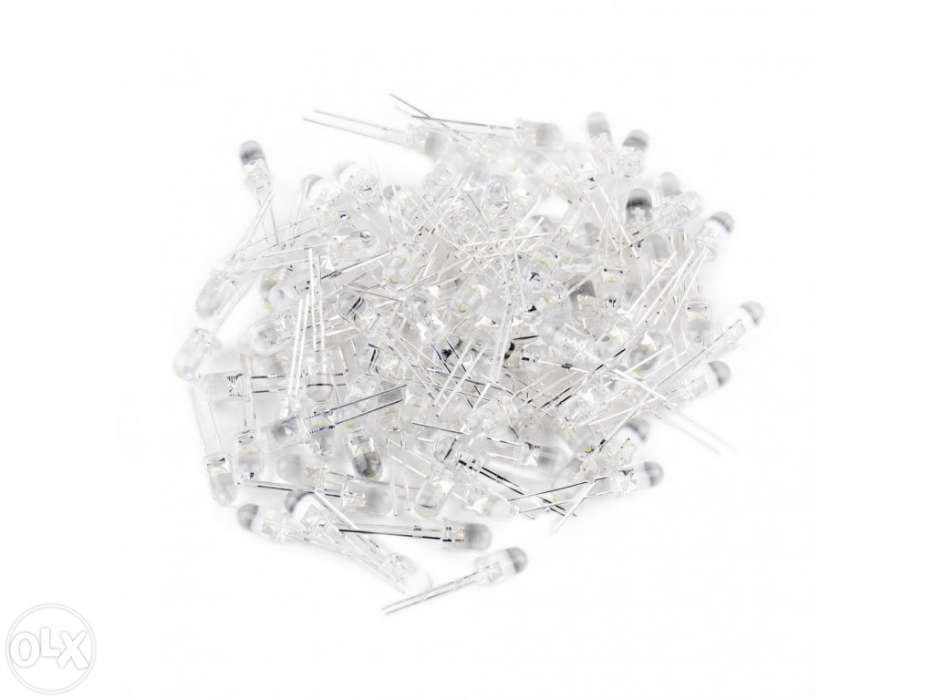 30 Led´s 5mm red / green / white super brilho