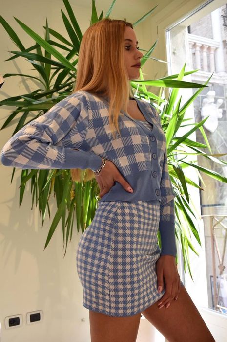 Корейський милий костюмчик спідниця, кофтинка, топ