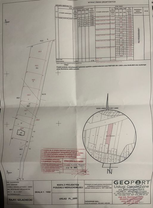 Działki budowlane Rajec Szlachecki