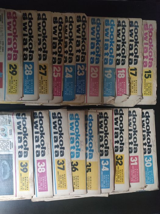 Stare czasopisma 1973-75 Dookoła świata. Perspektywy