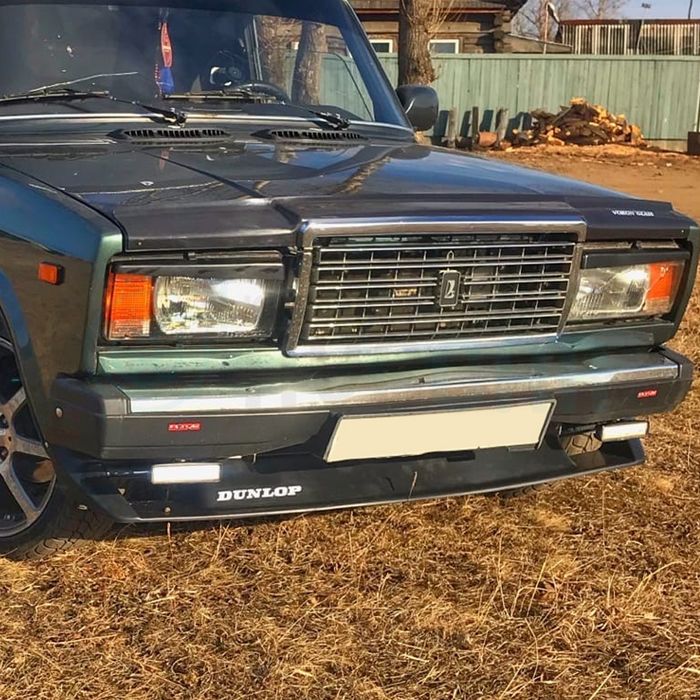 Накладка на передний бампер Губа  МСА Team ВАЗ 2105-2107