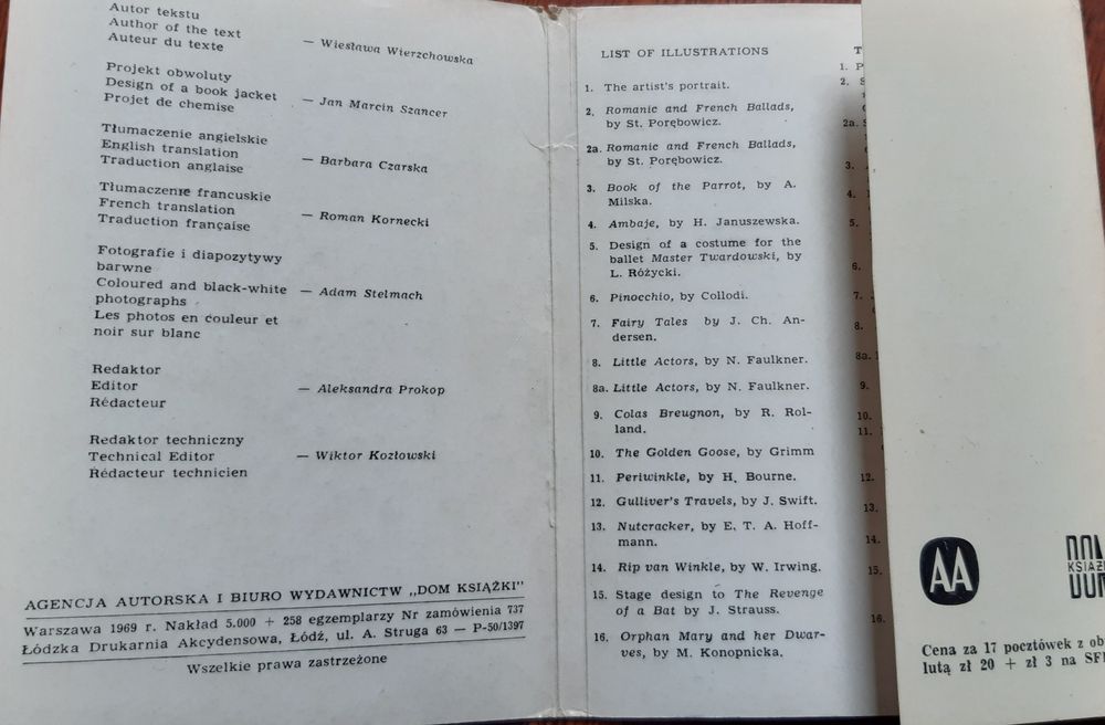 PRL 17 x pocztówka z 1969 - J. M. Szancer