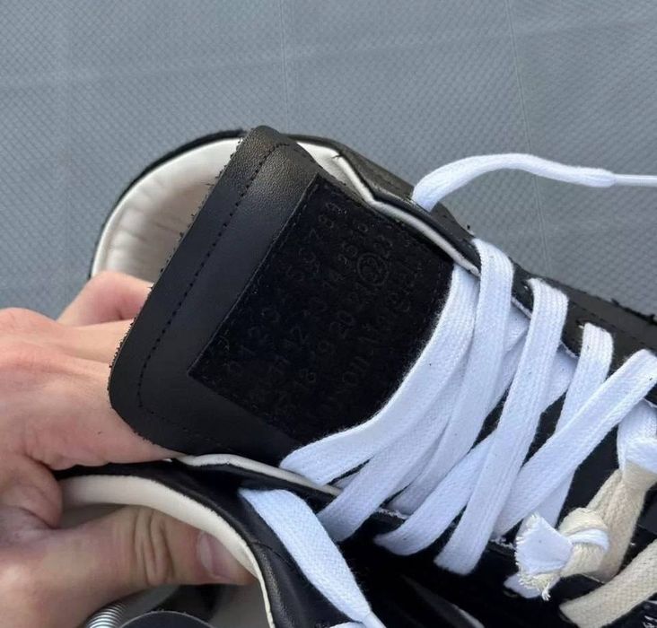 Кеды maison margiela evolution high black mm6 эволюшин высокие