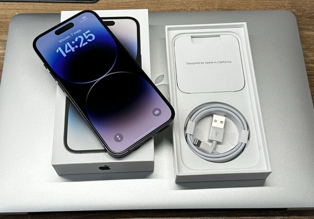 Iphone 14 Pro na 256GB, 93% Bateria Black
