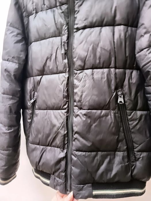 Quispo / Casaco Puffer Preto
