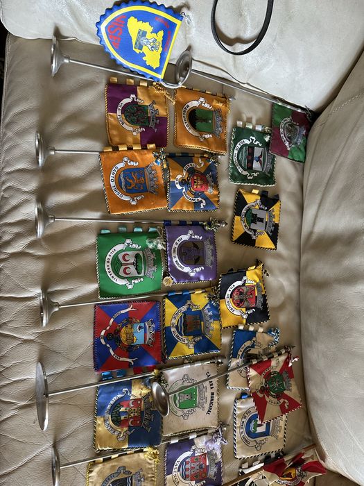 Conjunto de bandeiras de Municipio cidades