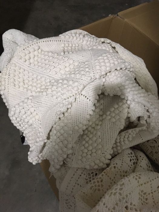 Colchas e toalhas em croché