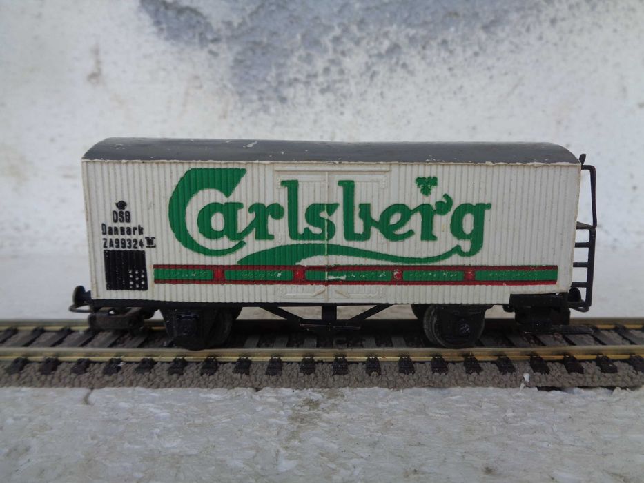 1:87 MArklin - Longs  vagão mercadorias da DSB  Carlsberg