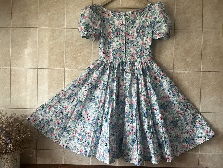 Винтажное платье nightingales england в стиле laura ashley