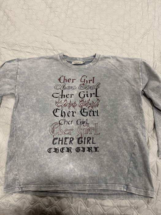 Лонг cher17 сірий оверсайз