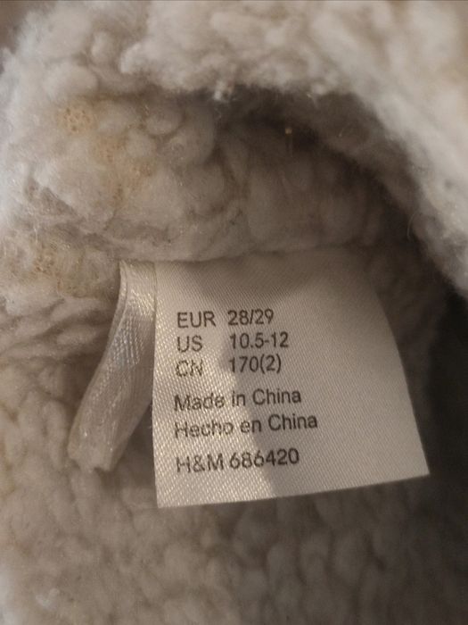 Buty dziewczęce H&M kapcie