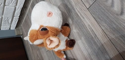 Krowa pluszowy, maskotka, Big Headz, wiejskie zwierzęta
