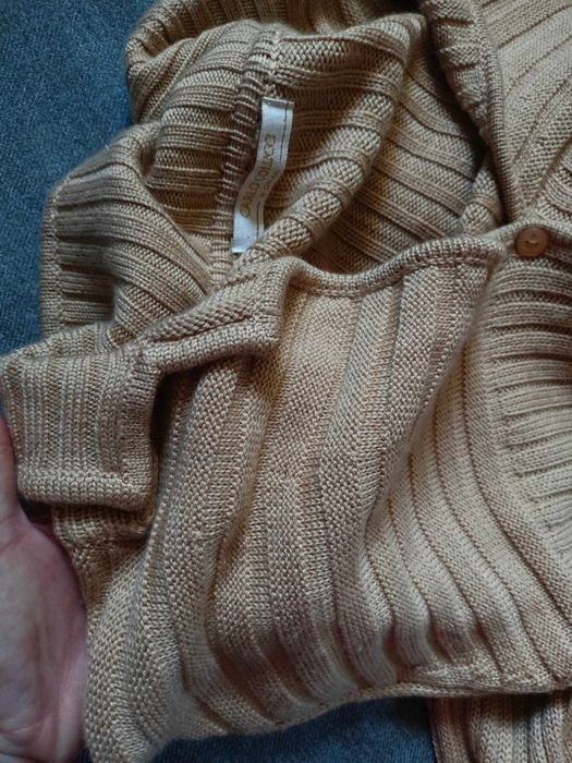 Sweter Carlo  Colucci wełna merino+ jedwab+ kaszmir