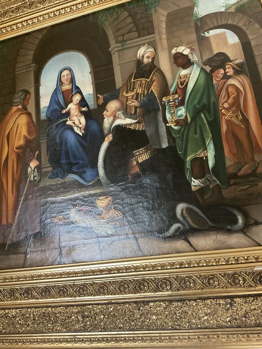 Pintura oleo arte sacra