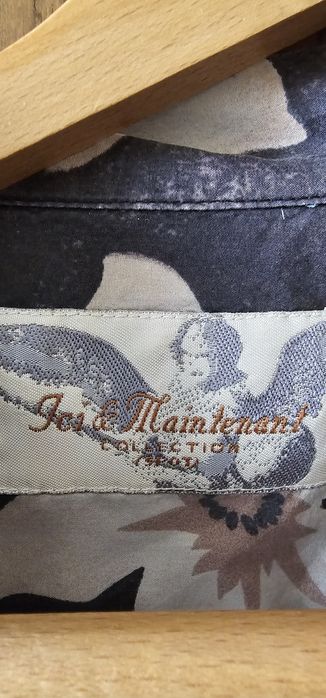 Jedwabna bluzka Francja elegancja