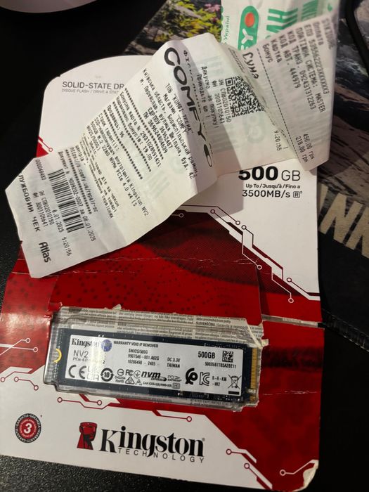 SSD m.2 Kingston 512 gb pci express