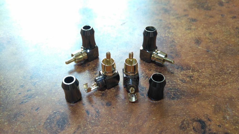RCA прямые, угловые, штаны, феррит-фильтр TDK 7мм, кабель MOGAMI W2534