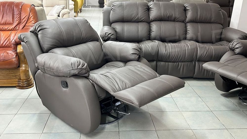 Komplet wypoczynkowy  skórzany REGLAINER