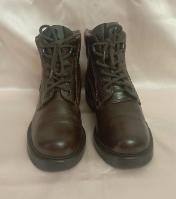 Чоботи теплі шкіряні Італія