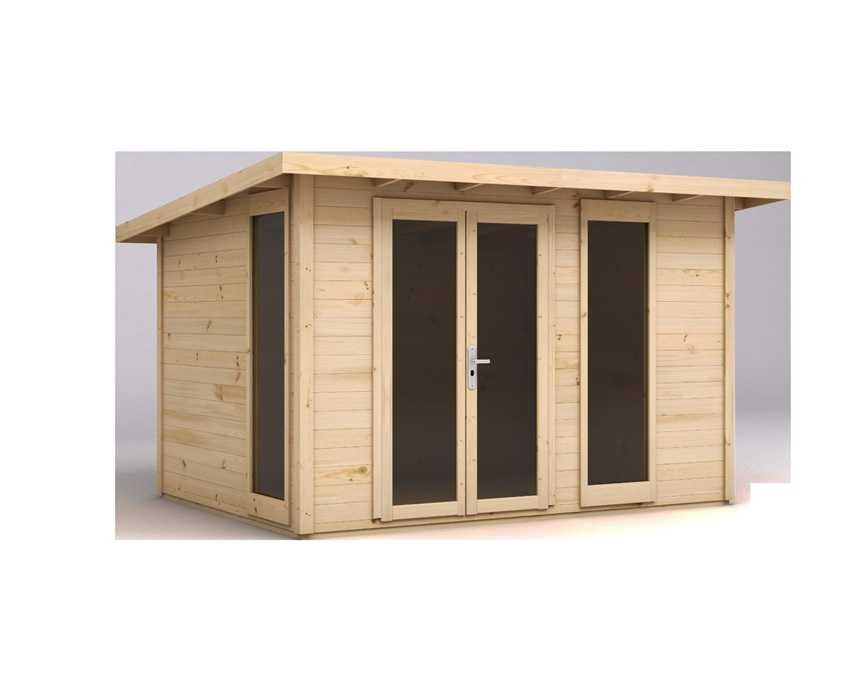 Domek ogrodowy drewniany Chaber 300x370 cm Montaż