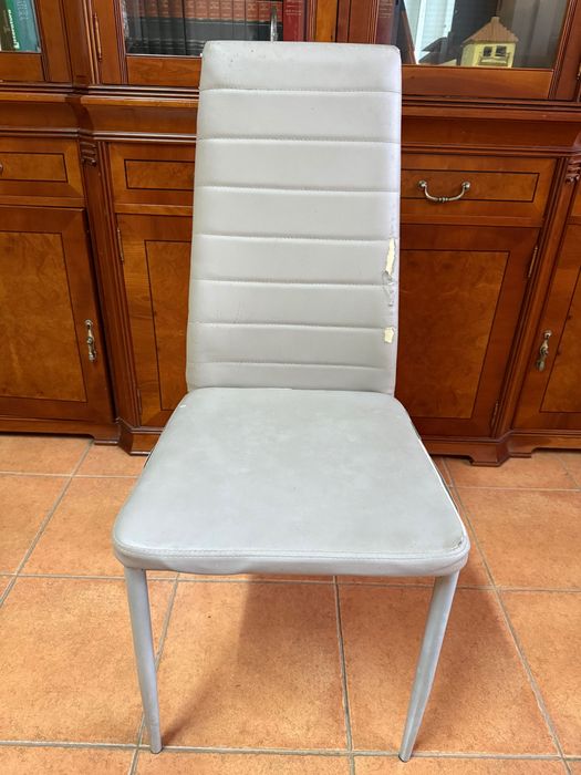 Cadeiras de cozinha ou sala (conjunto de 4) + capa de veludo